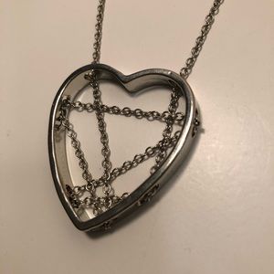 Heart chain necklace